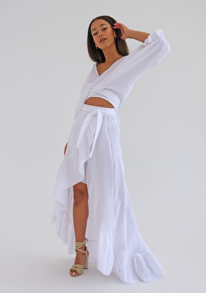 Omazi - White muslin top