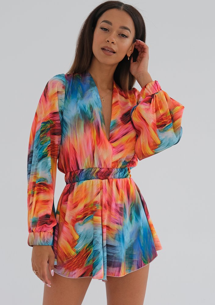 Isuni - Kombinezon z satyny Orange