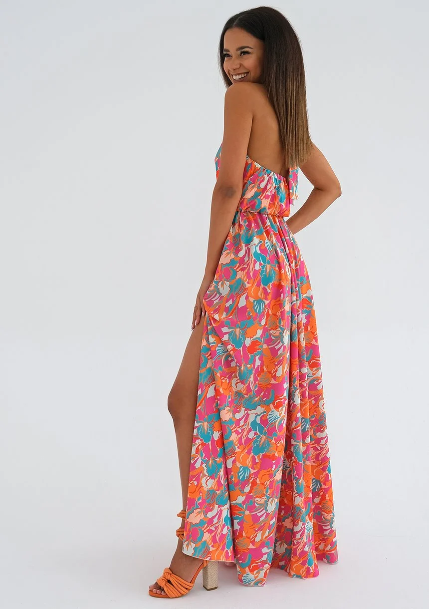 Ines - Colorful printed maxi dress