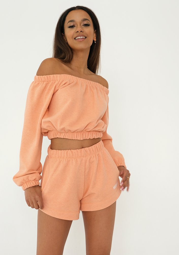 Roca - Melange orange shorts