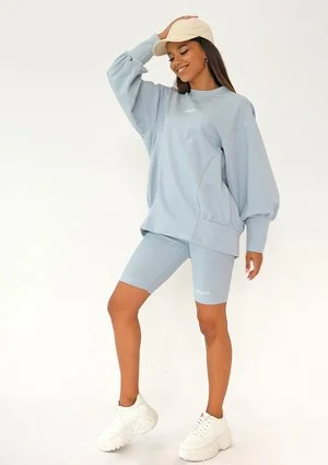 Tomso - Bluza oversize Blue