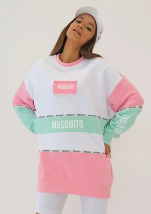 Moxy - Pink logo oversized sweatshirt