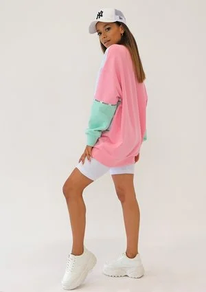 Moxy - Bluza oversize Pink Logo