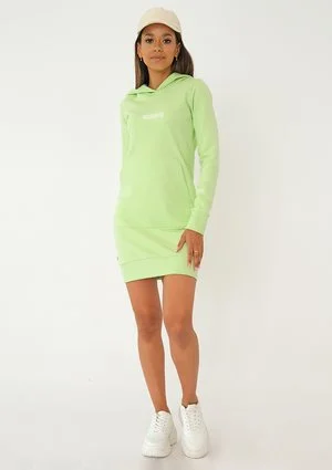 Nel - Sukienka dresowa Lime Green
