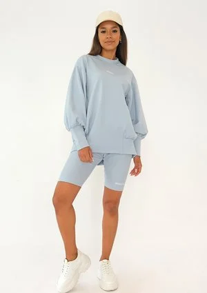 Tomso - Blue oversized sweatshirt