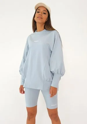 Tomso - Blue oversized sweatshirt
