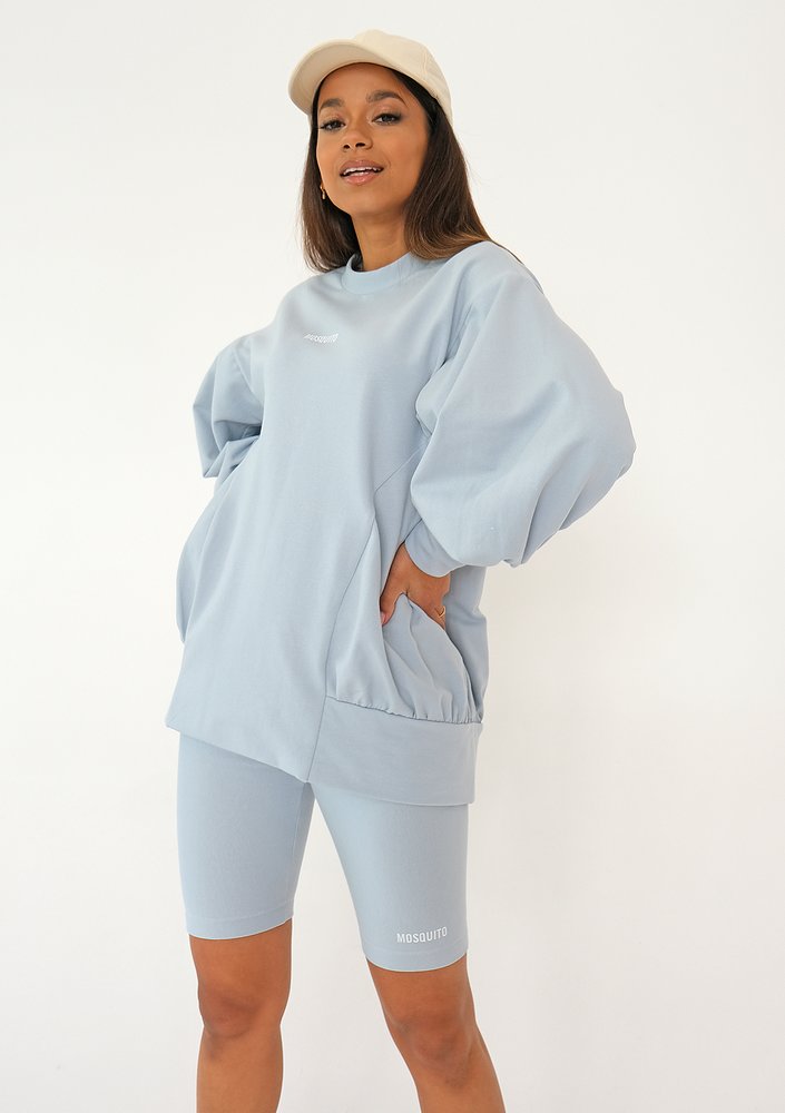 Tomso - Blue oversized sweatshirt