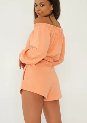 Roca - Melange orange shorts
