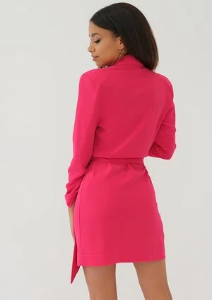 Rosie - Amaranthine mini wrap dress