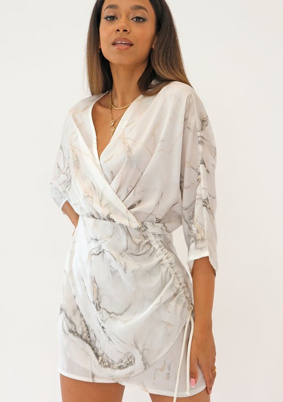 Miriam - Sukienka mini Marble Print