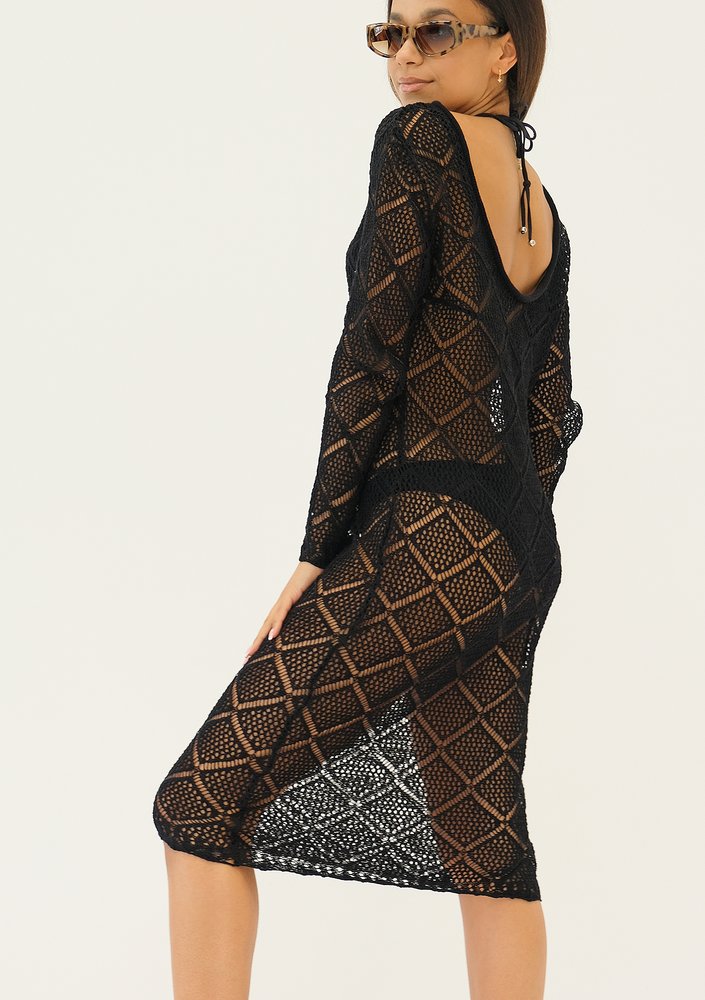 Alizee - Black beach dress