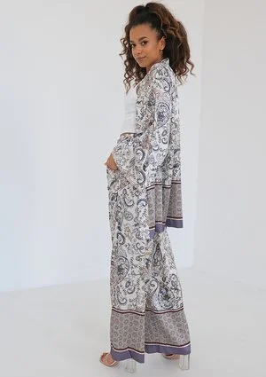 Korso - Spodnie w kwiatki Paisley
