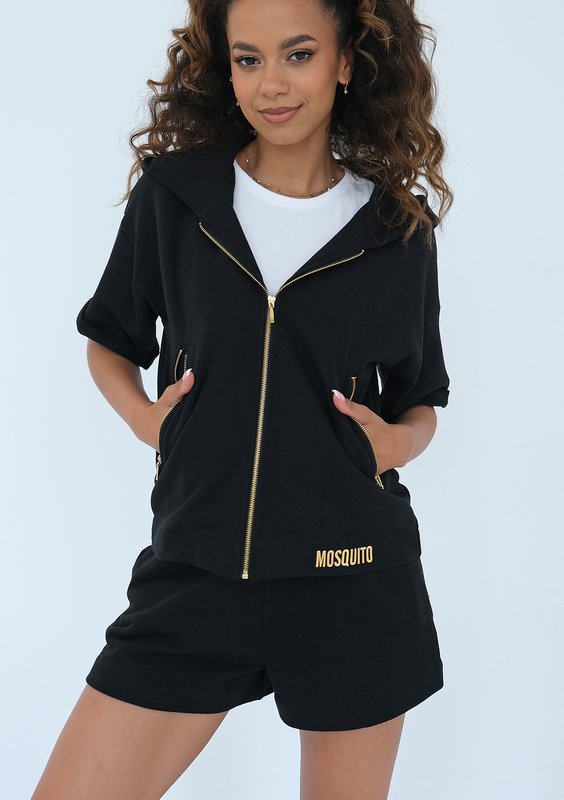 Keyso - Bluza rozpinana z kapturem Black