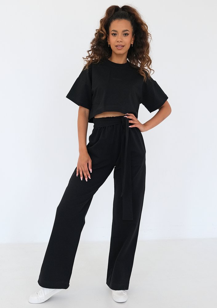 Sky - Black short T-shirt