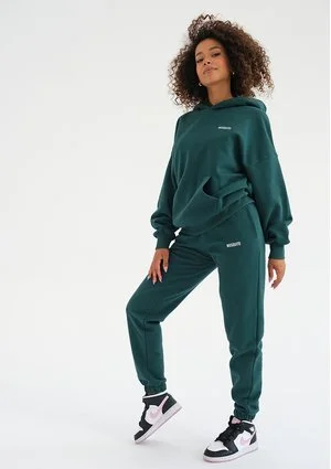 Pure - Bluza z kapturem Deep Green