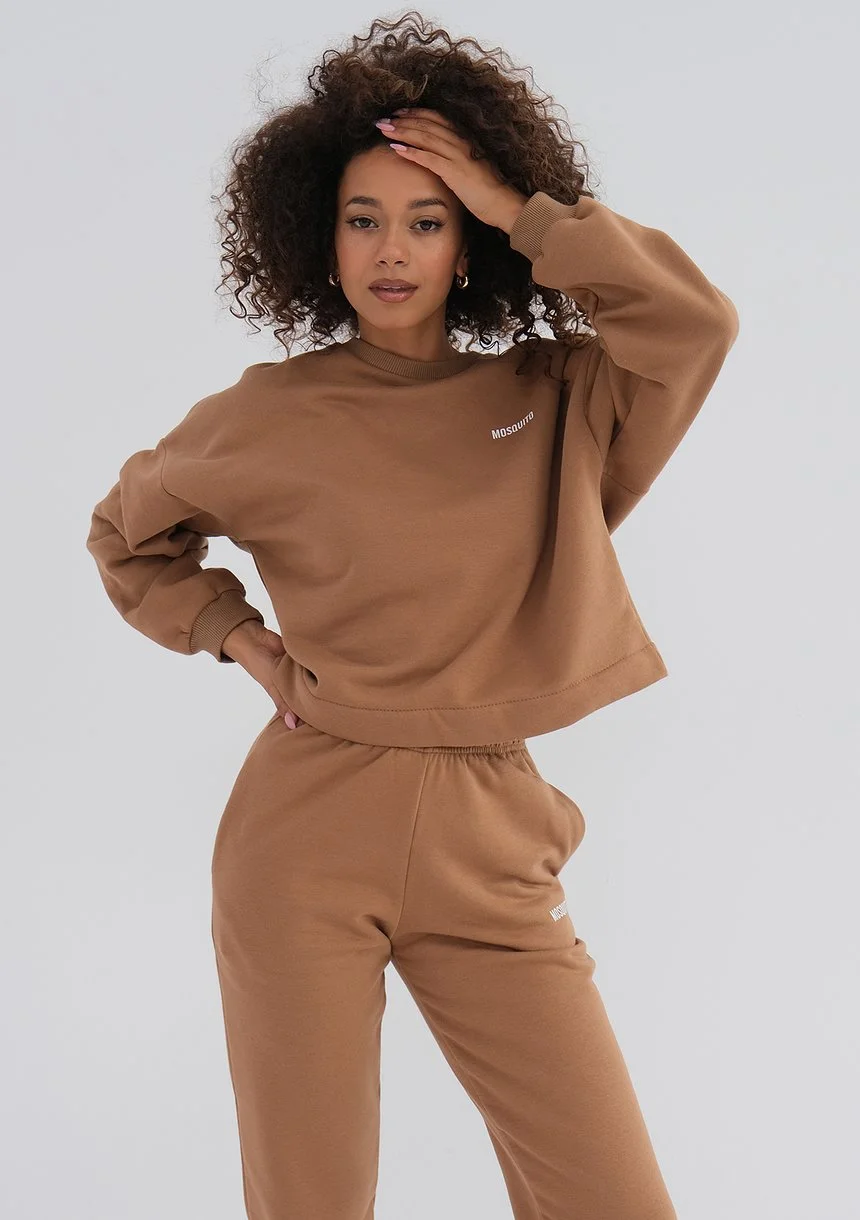 Kimsy - Caramel brown sweatshirt