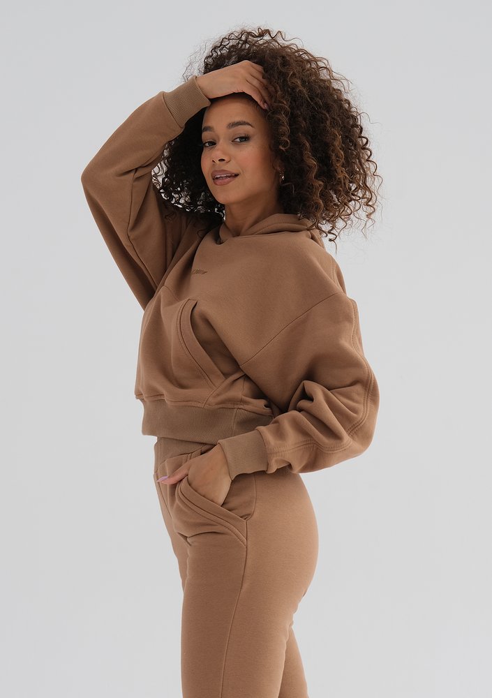 Venice - Caramel brown hoodie