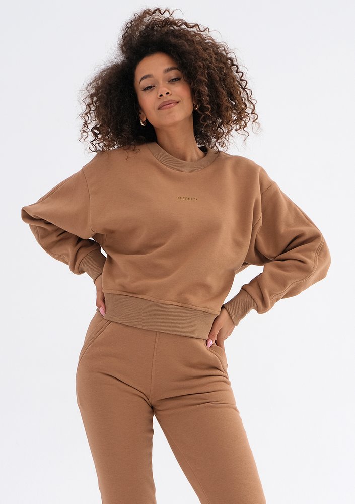 Venice - Caramel brown sweatshirt