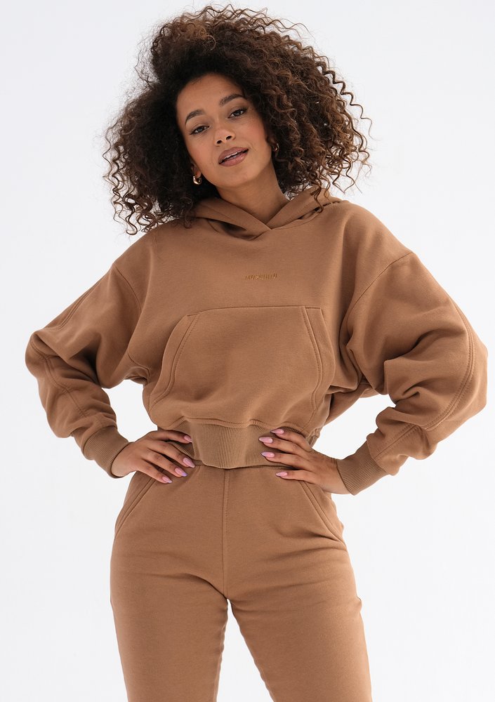 Venice - Caramel brown hoodie