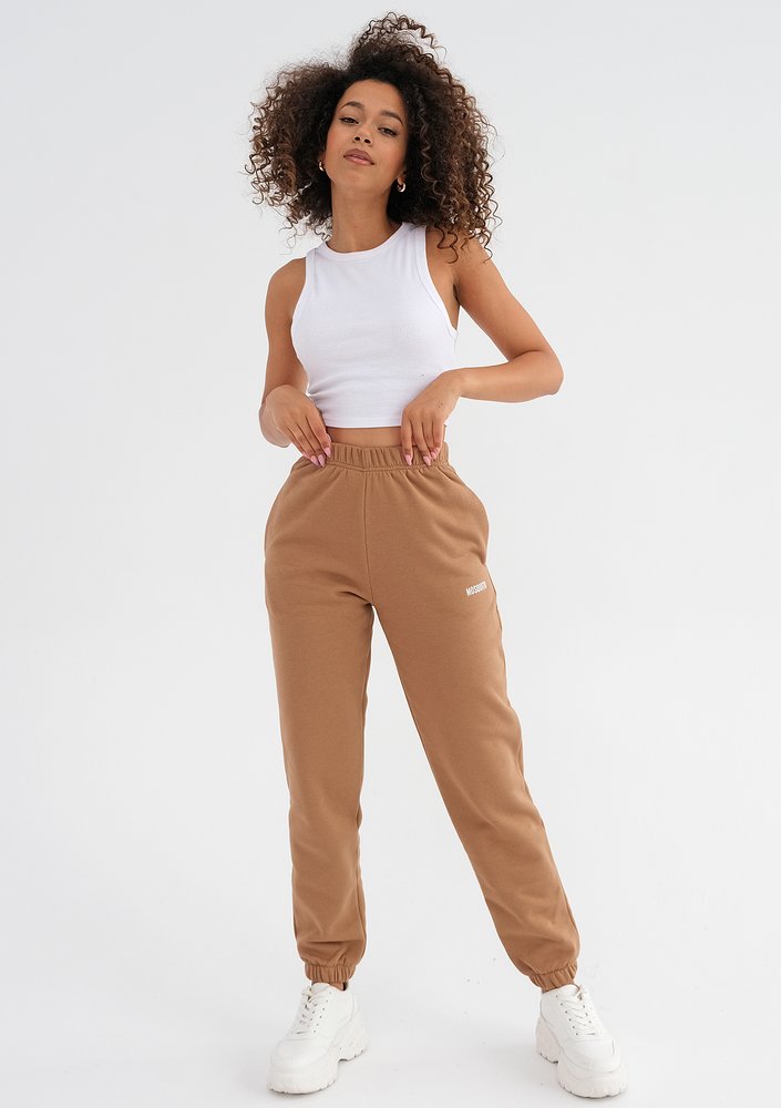 Pure - Caramel brown sweatpants