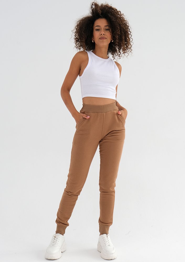 Venice - Caramel brown sweatpants