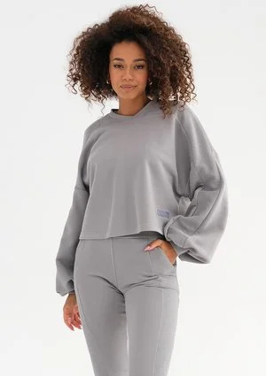 Muva - Bluza z lampasami Szara