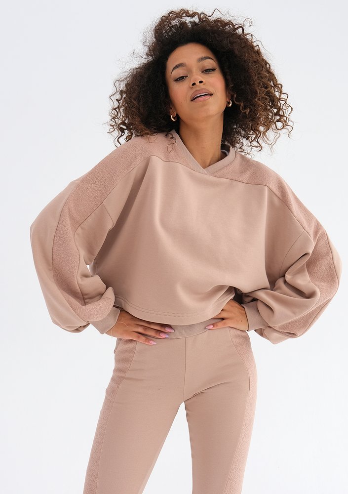 Muva - Latte beige sweatshirt