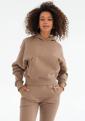 Venice - Bluza z kapturem Coffee