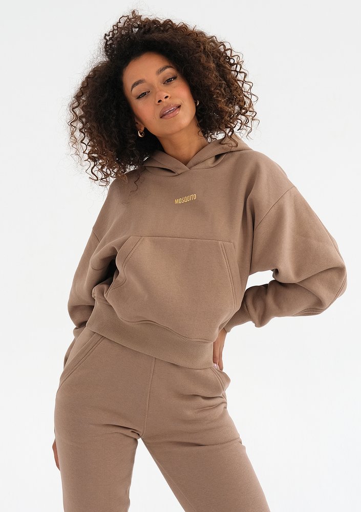 Venice - Bluza z kapturem Coffee