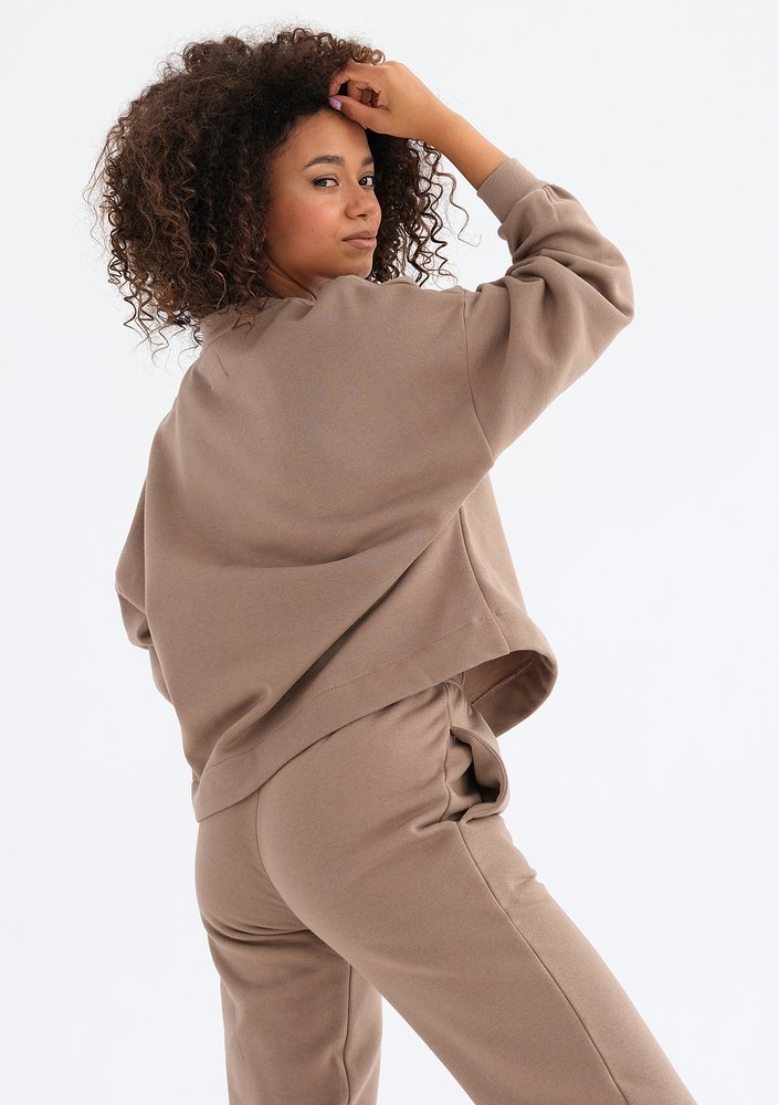 Kimsy - Coffee beige sweatshirt