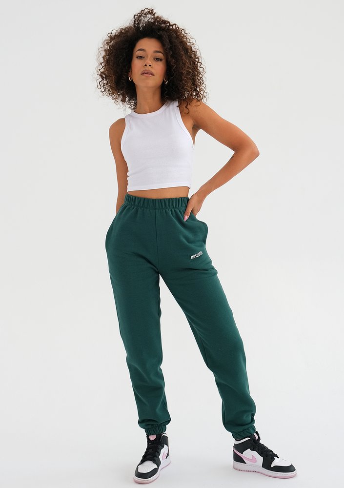 Pure - Deep green sweatpants