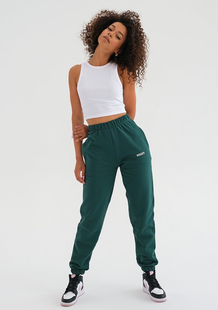 Pure - Deep green sweatpants