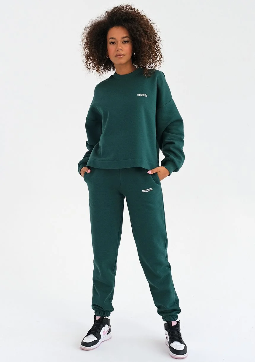 Pure - Spodnie dresowe Deep Green
