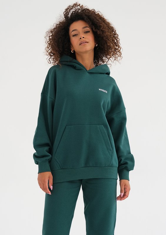 Pure - Bluza z kapturem Deep Green