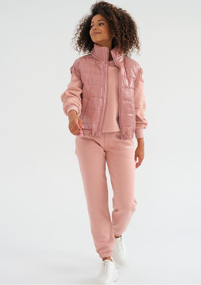 Abi - Pikowany bezrękawnik Candy Pink