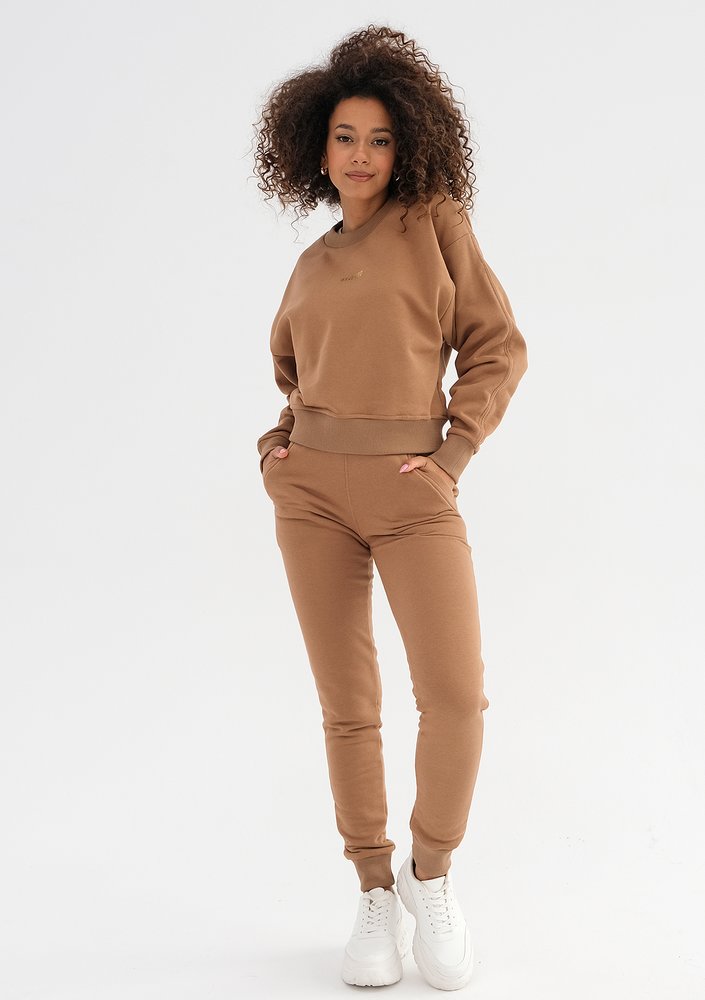 Venice - Caramel brown sweatshirt