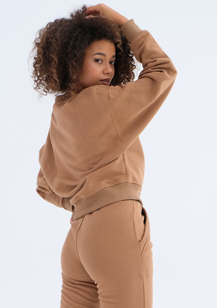 Venice - Caramel brown sweatshirt