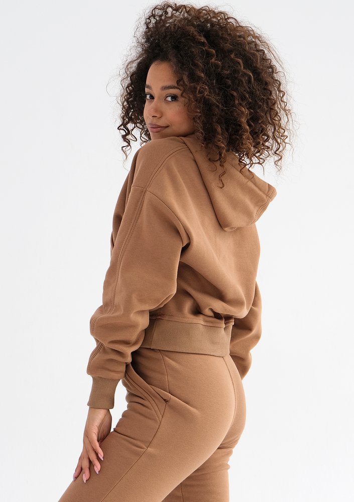 Venice - Caramel brown hoodie