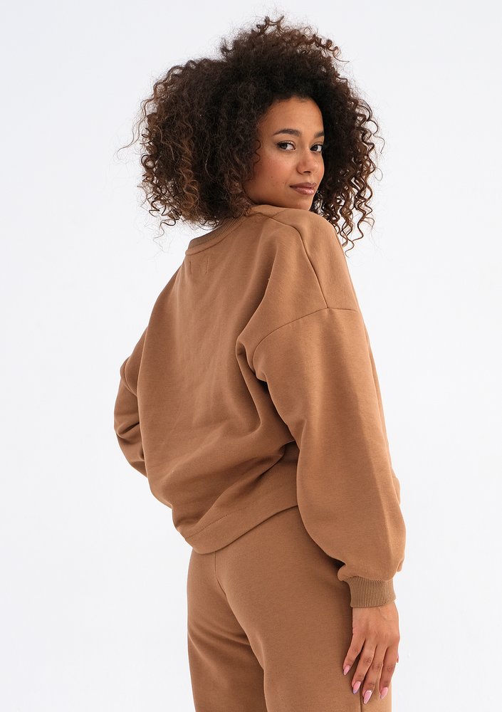 Kimsy - Caramel brown sweatshirt