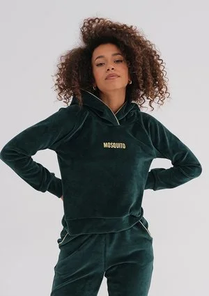 Queens - Green velvet hoodie