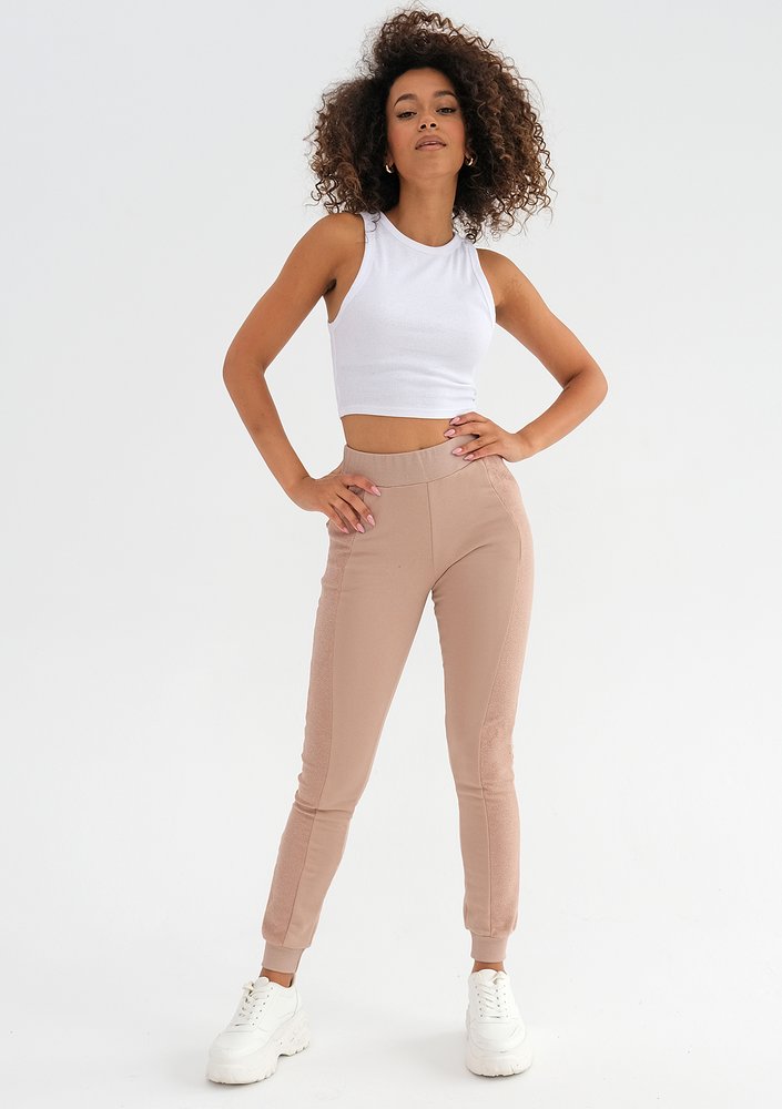 Muva - Latte beige sweatpants