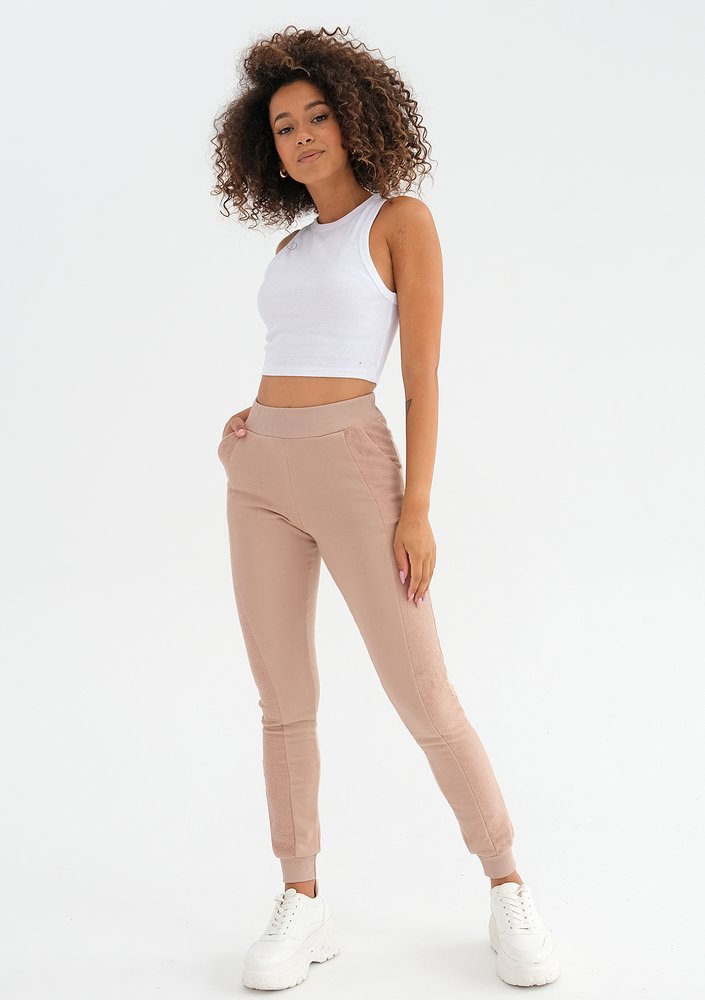 Muva - Latte beige sweatpants