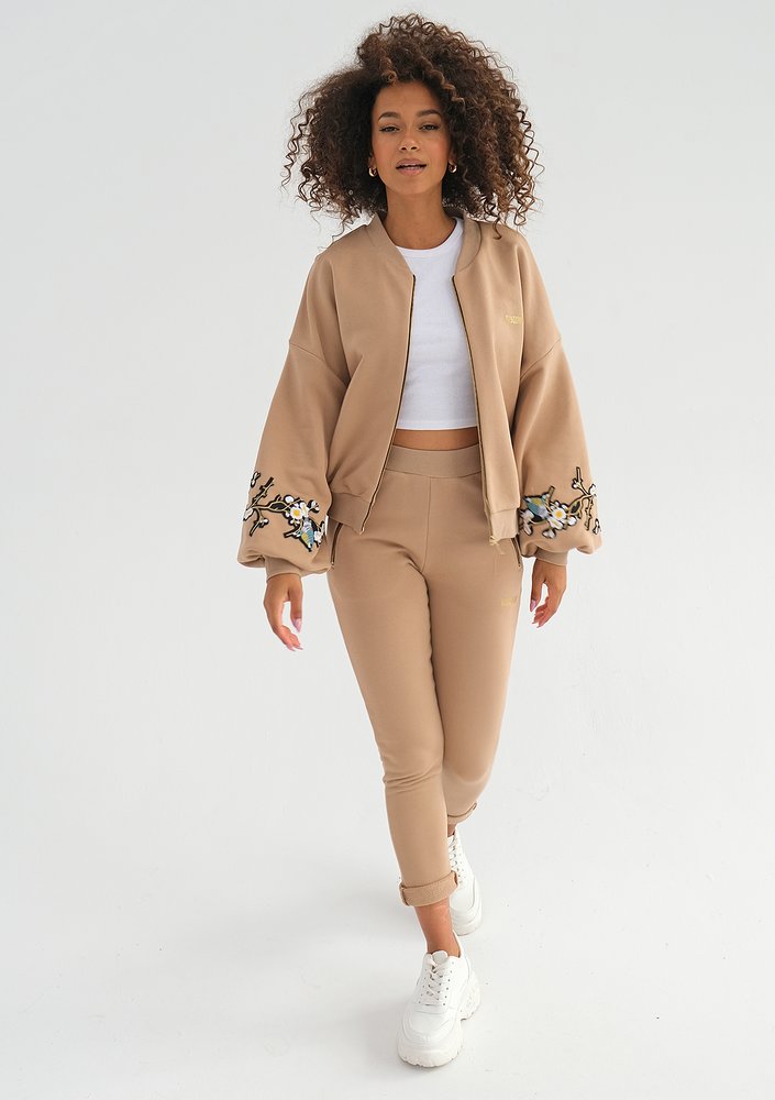 Kindy - Latte beige sweatpants