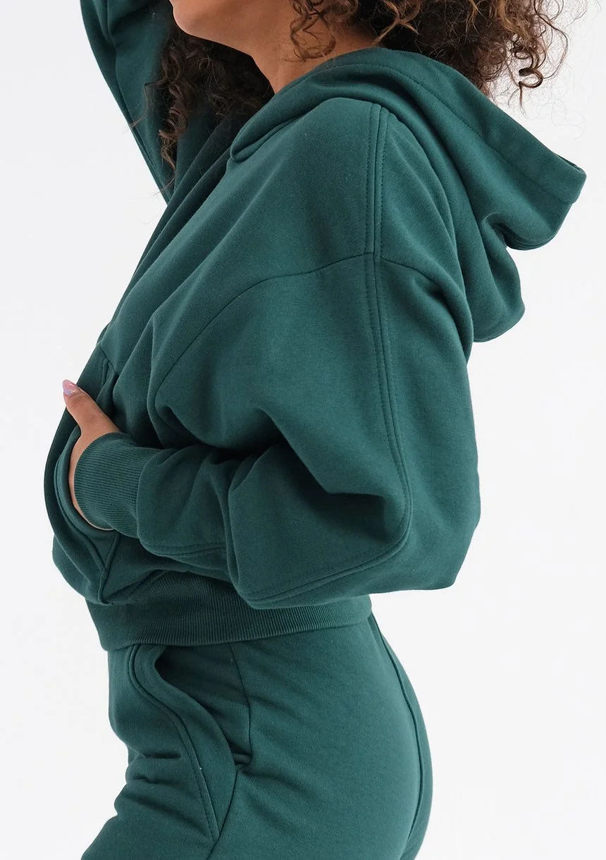 Venice - Deep green hoodie