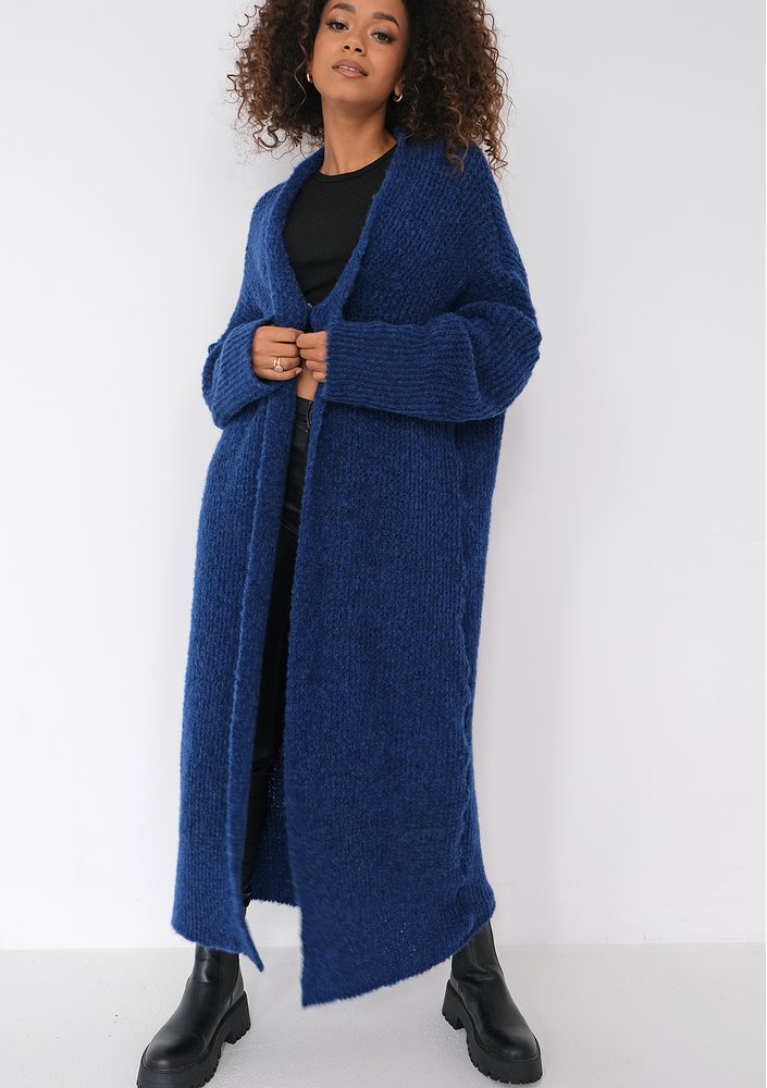 Lund - Maxi blue cardigan