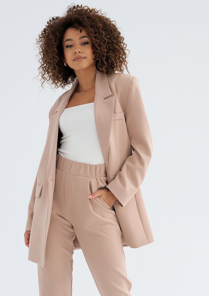 Onzu - Nude trousers