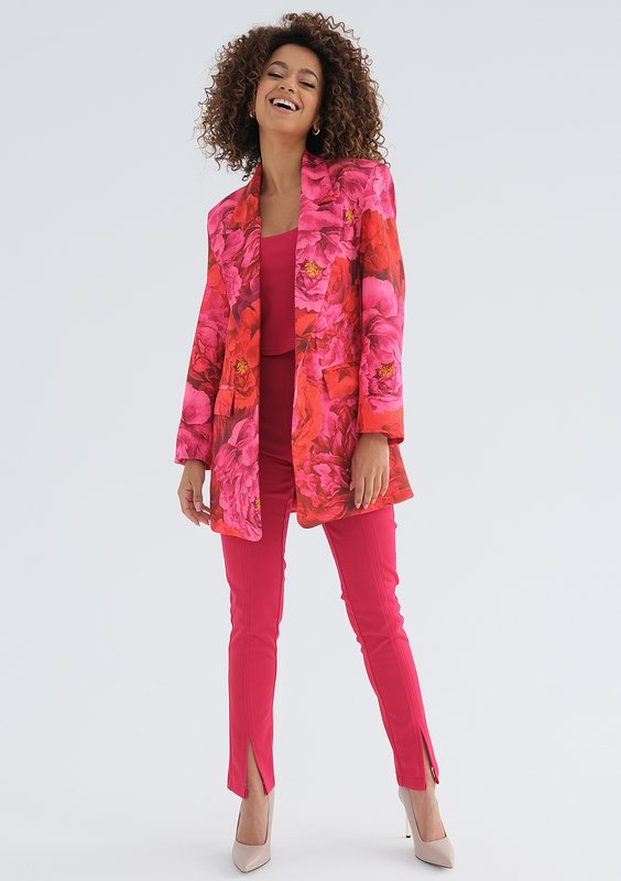 Gia - Floral patterned blazer