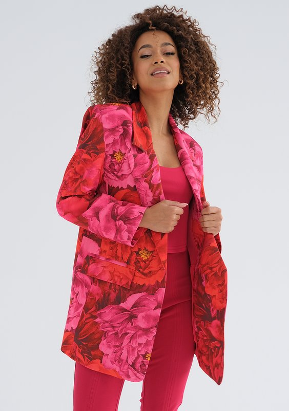 Gia - Floral patterned blazer