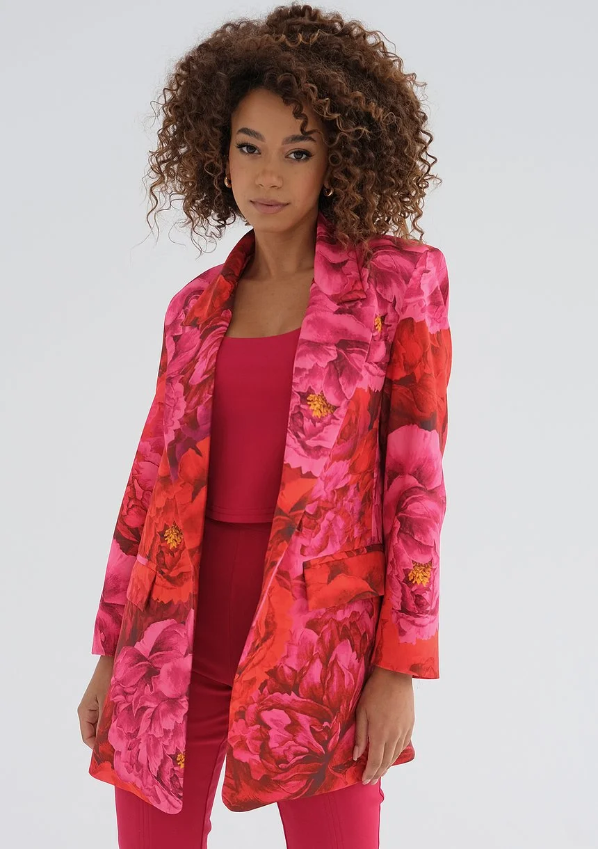 Gia - Floral patterned blazer