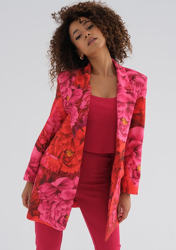 Gia - Floral patterned blazer